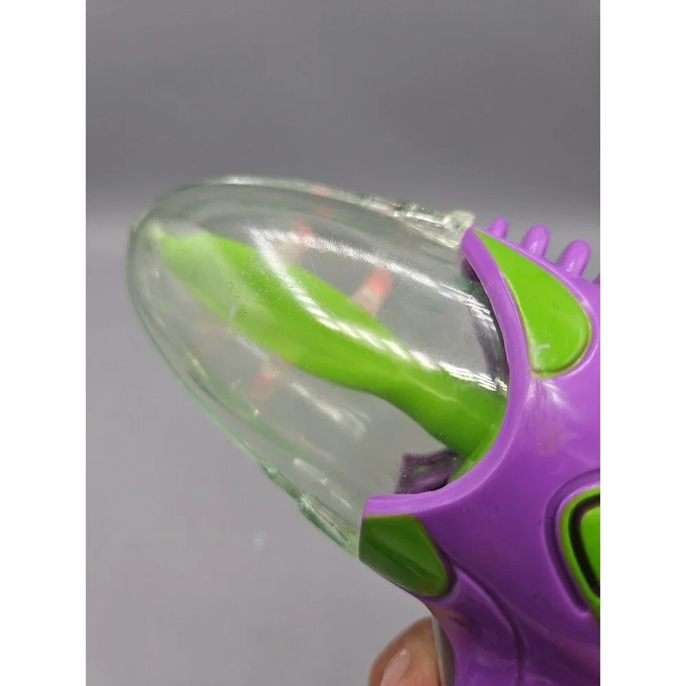 Disney On Ice Buzz Lightyear Blaster Gun Lights Sound Tested Works Purple Green